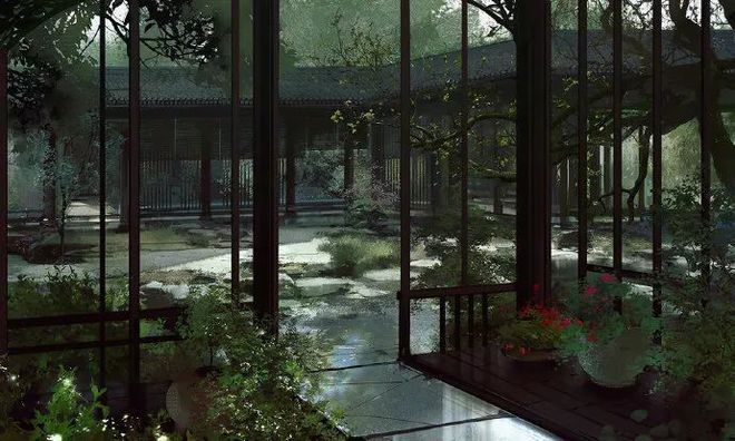 古风庭院手机游戏_古风庭院_古风庭院素材
