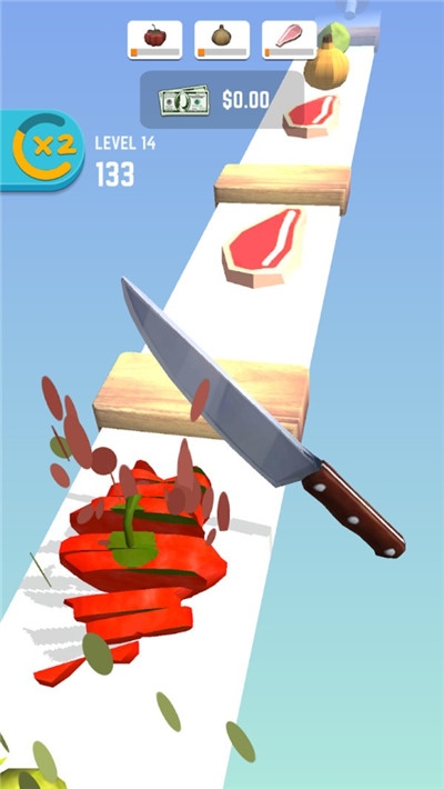 疯狂切割游戏_疯狂切菜手机游戏_疯狂切菜手机游戏怎么玩