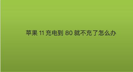 苹果11手机电量百分比怎么设置_苹果11手机电量百分比怎么设置_苹果11手机电量百分比怎么设置