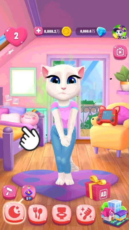 安吉拉爱化妆破解版_安吉拉化妆手机游戏_安吉拉化妆小游戏