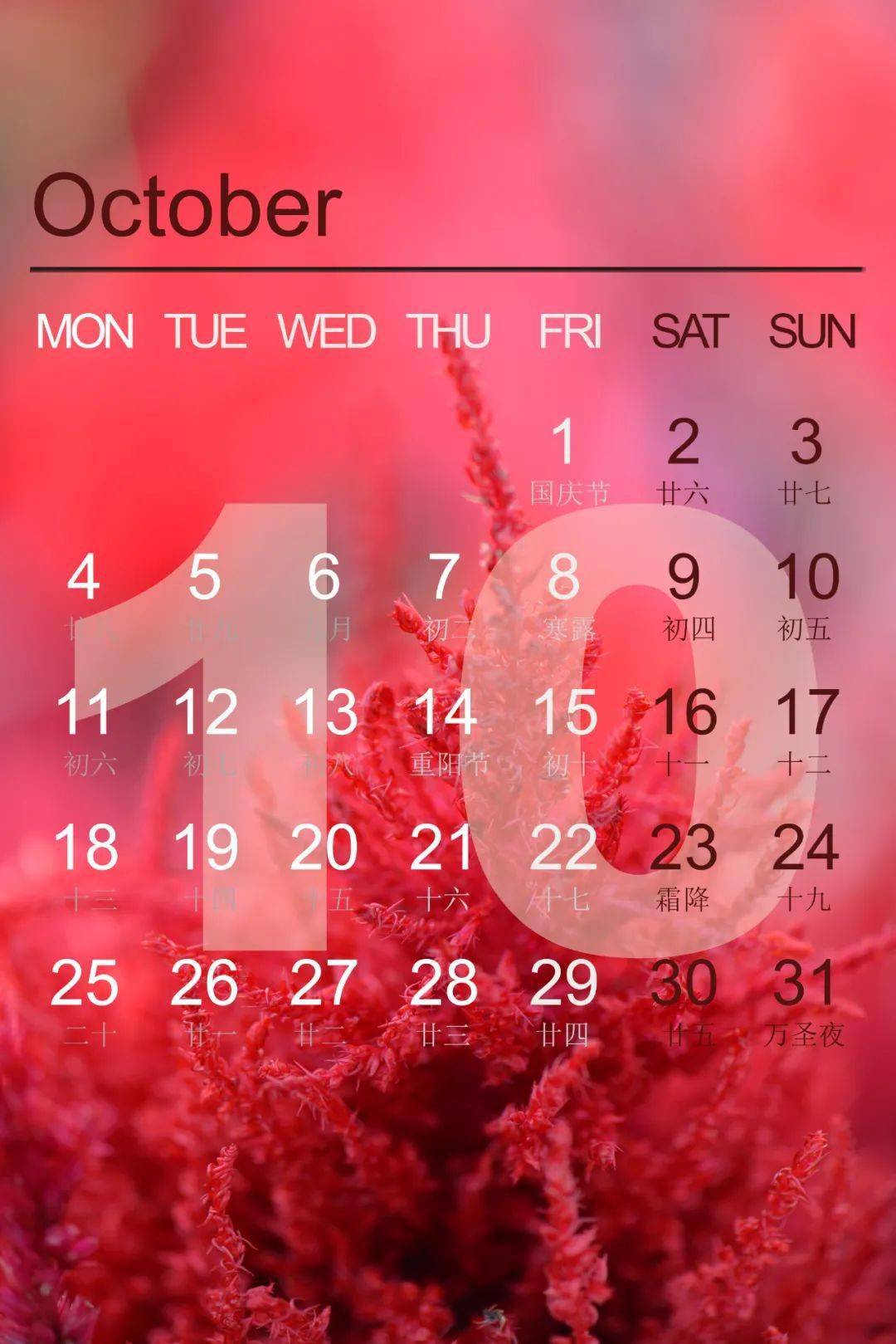 日历月份英文缩写_10月日历_日历月是什么意思