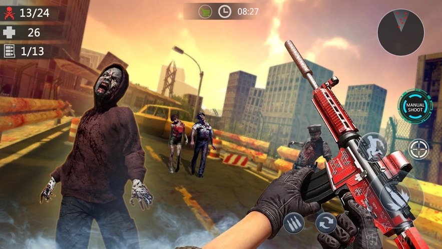 打丧尸第一人称手游_第一人称单机丧尸手游_打丧尸第一人称游戏手机