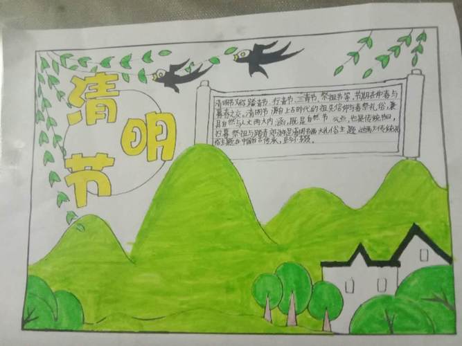 清明大全图片手抄报内容_清明节大全图片简笔画_清明手抄报图片大全