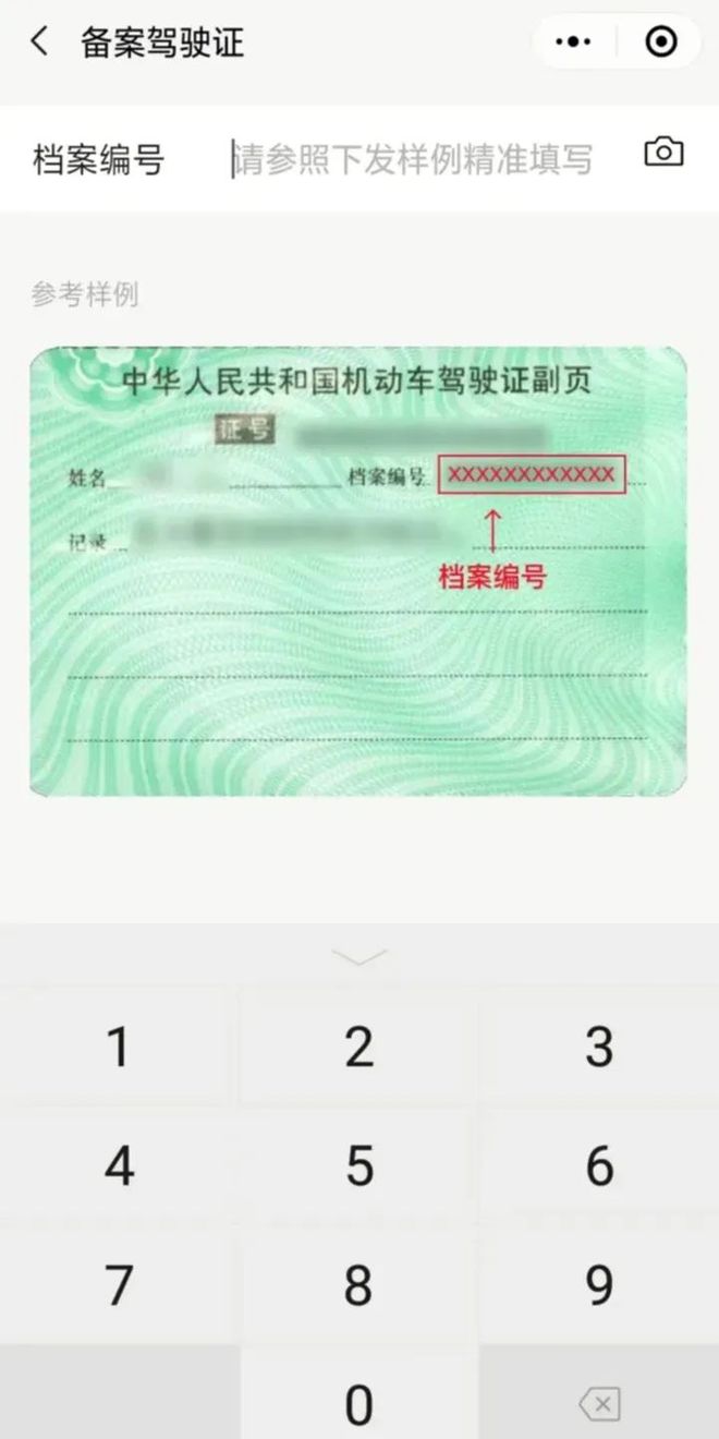 驾驶证档案编号查询_快速查询驾驶证档案编号_编号档案驾驶证查询怎么查